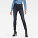 G-Star 3301 High Skinny Wmn Jeans Dames Katoen/Lyocell/Polyester Dk Aged W23L30