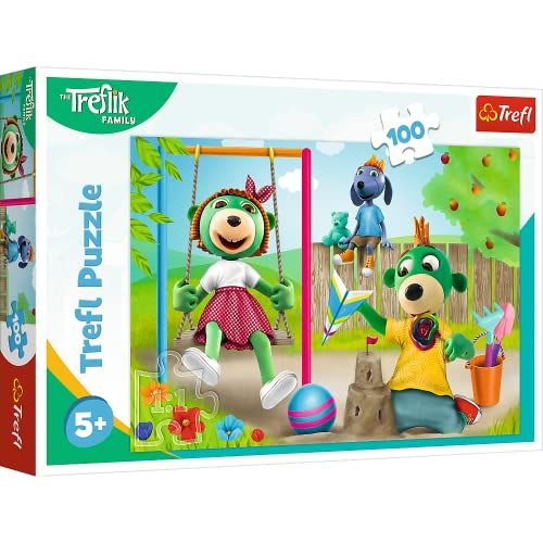 Trefl Puzzel, De Treffel Familie, 100 stukjes, Grappige Treffels, voor kinderen vanaf 5 jaar