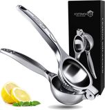 Presse-agrumes - Robuste et durable - Lavable au lave-vaisselle - Argent - Métal/Inox