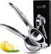 Presse-agrumes - Robuste et durable - Lavable au lave-vaisselle - Argent - Métal/Inox