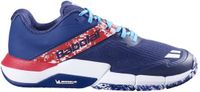 Babolat Movea 2 Heren Padel Schoenen - Maat 41 - Donkerblauw/Chili Rood