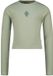 Vingino G-basic-crop rib longsleeve Meisjes Jade green Katoen/Elastaan Maat 116