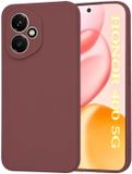 Techsuit Soft Flex Silicone Back Cover Hoesje geschikt voor HONOR 400 - Plum Red