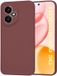 Techsuit Soft Flex Silicone Back Cover Hoesje geschikt voor HONOR 400 - Plum Red