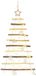 vidaXL Kerstboom naturel 90 cm massief essenhout