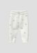 s.Oliver Unisex joggingbroek met omgeslagen tailleband crème