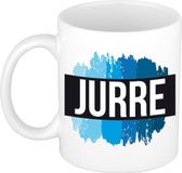 Bellatio Decorations Jurre naam cadeau koffie mok