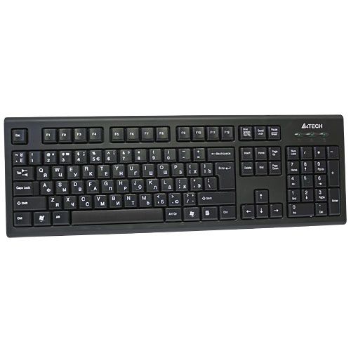 A4Tech KR-85 - Toetsenbord - USB - QWERTY US - Zwart