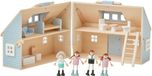 Teamson Kids Houten Poppenhuis voor Minipop