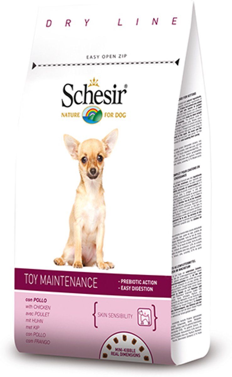 Schesir Droogvoer toy maintenance - 2 x 800 GR