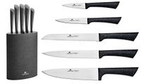 Gerlach GRANITEC 5 Piece Stainless Steel Knife Block Set - Loft