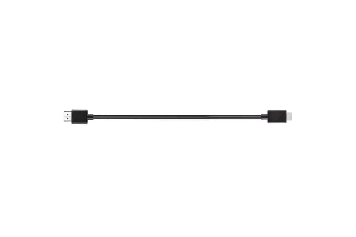 DJI Mini-HDMI to HDMI kabel zwart 0,2m