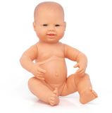 Miniland Baby jongenspop - Levensechte pop voor kinderen vanaf 0,5 jaar