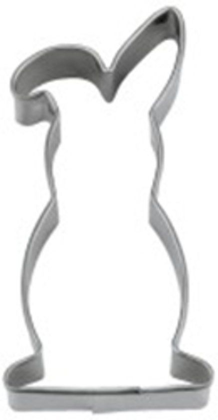 Städter Uitsteker RVS - konijn / haasje met flapoor - 8cm