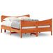 VidaXL Bedframe Massief Grenenhout Wasbruin 150x200 cm