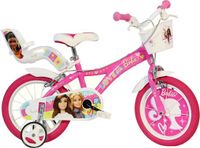 Mattel Barbie Kinderfiets 14 inch Roze/Wit