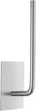 Smedbo Reserverolhouder Hoogte 15cm Geborsteld Edelstaal B1037