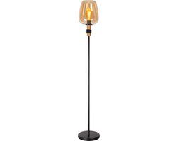 Lucide ILONA - Vloerlamp - Ø 34 cm - 1xE27 - Amber