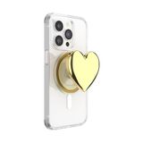 PopSockets MagSafe Telefoongreep, Magnetische Houder- Hart van Goud