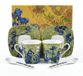 Van Gogh Ensemble élégant en porcelaine, emballage cadeau, Iris/Narcisses