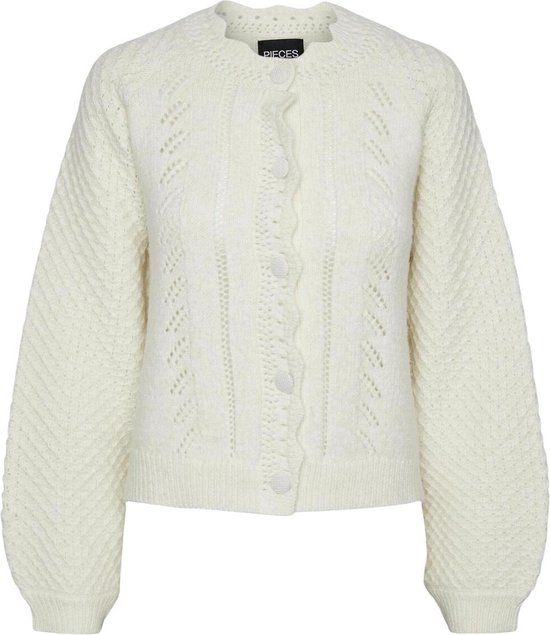 PIECES PCJAFFA Vest Women Ecru Size XS - Herfst/Winter 2023