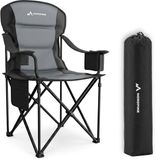 NEOLYMP Opvouwbare campingstoel van aluminium met koeltas en 250 kg draagvermogen