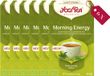 Yogi Tea Morning Energy - Biologische Kruidenthee met Guarana, Groene Thee en Gember voor Een Natuurlijke Energieboost - Tray van 6 Stuks