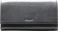 Esquire New Silk Ladies Long Wallet Black