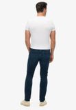 Superdry Vintage slimfit jeans van biologisch katoen Heren Jeans Vanderbilt ink worn