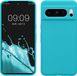 kwmobile telefoonhoesje geschikt voor Google Pixel 8 Pro - Hoesje met siliconen coating - Smartphone case in ijsblauw