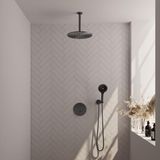 Brauer Gunmetal Carving Thermostatische Regendoucheset Inbouw - Hoofddouche 30 cm
