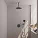 Brauer Gunmetal Carving Thermostatische Regendoucheset Inbouw - Hoofddouche 30 cm