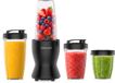 Tomado TTB0541B Blender to Go avec 3 gobelets et couvercles - Noir