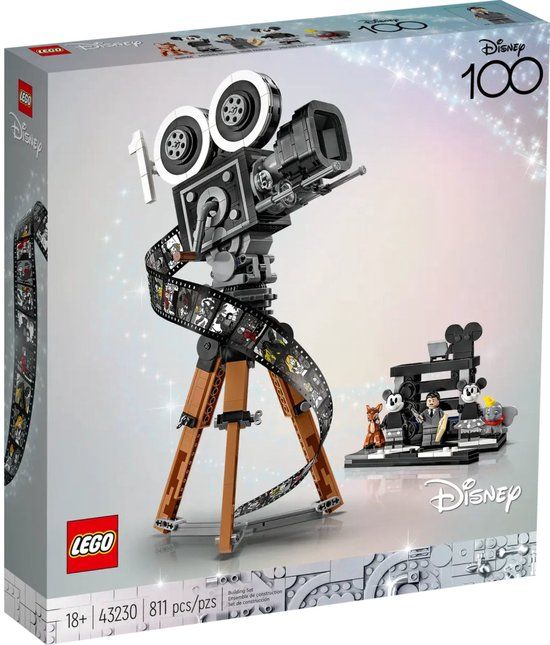 LEGO Disney Walt Disney Eerbetoon Camera 43230 - 100ste Verjaardag Set