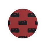 Questo Casa Ronde Digitally Printed Mouse Pad, Non-Slip Bottom, for Office and Home, Diameter: 22 cm