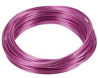mumbi 31586 knutseldraad van aluminium, 10 m, 2 mm, violet