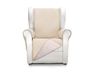 Martina Home Bankhoes Milano 1-zits, beige/linnen