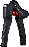 Merkloos / Sans marque Wan GmbH Instelbare Handgriptrainer Weerstand 50-150 LBS - Krachttraining Voor Iedereen - Zwart/Rood