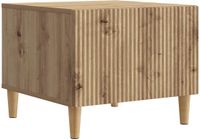 vidaXL Salontafel Artisanaal eiken 49 x 50 x 40 cm