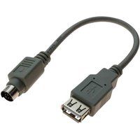 exertis Connect - Muisadapter - USB (V) naar PS/2 (M) - 20 cm - grijs