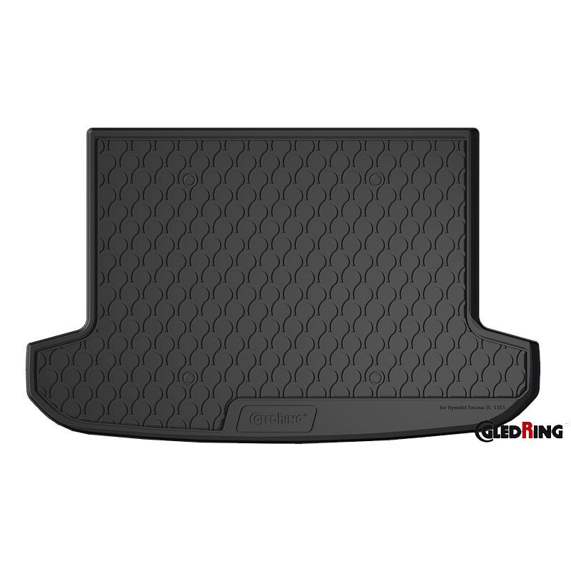 Gledring Rubbasol (Rubber) Kofferbakmat passend voor Hyundai...