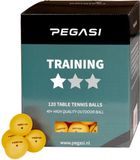 Pegasi Pingpongballen - 1 ster - 120 stuks - Oranje