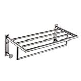 Gedy Project plank, roestvrij staal, chroom glans, 50 x 25 x 16,5 cm