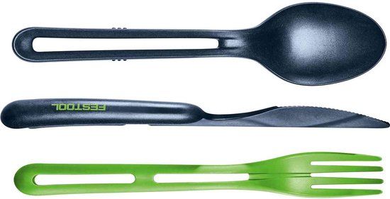 Festool Bestek BST-LCH FT1 Zwart/Groen Bio plastic