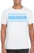 Bellatio Decorations Verkleed shirt voor heren - abraham - wit - glitter - verjaardag/themafeest - 50 jaar XXL