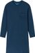 Schiesser Nachthemd Comfort Essentials Lange Mouw Gestreept Katoen Blauw Heren 54