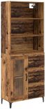 vidaXL Highboard - Oud Hout - 69,5 x 34 x 180 cm
