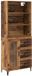 vidaXL Highboard - Oud Hout - 69,5 x 34 x 180 cm