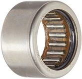 INA HK1814RS naaldrollager, gekooide getrokken beker, buitenring en rol, stalen kooi, open einde, enkele afdichting, metrisch, 18mm ID, 24mm OD, 14mm breedte, 9500 rpm maximale rotatiesnelheid