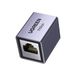 UGREEN Câble réseau Rallonge coupleur RJ45 10 Gigabit coupleur de câble réseau coupleur Ethernet rallonge de câble réseau coupleur réseau Cat7/ Cat6/ Cat5e/ Cat5 (Gris-1 pièce)